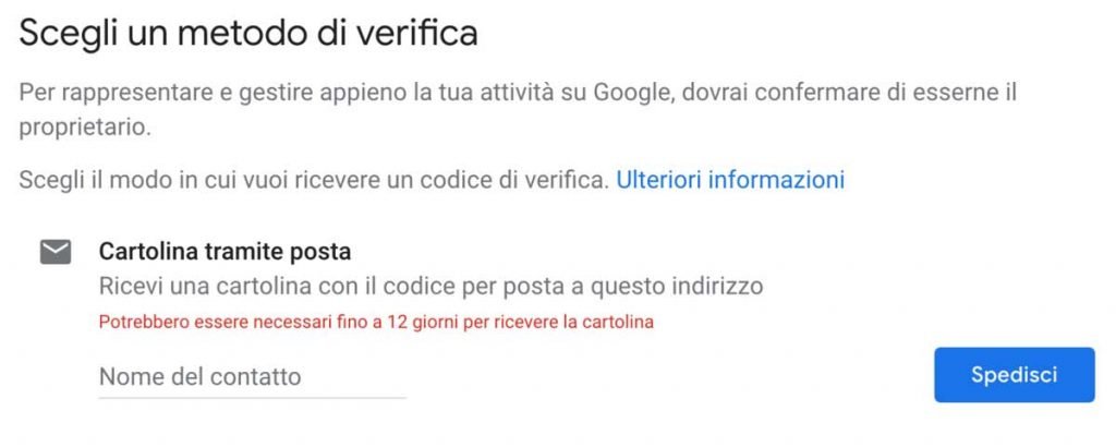 Google My Business assistenza Google My Business assistenza