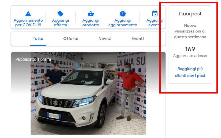 visualizzazione post